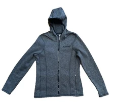 Kuiu Base Camp Hoodie Jacket Womens M Gray High Loft Sweater Fleece Full Zip