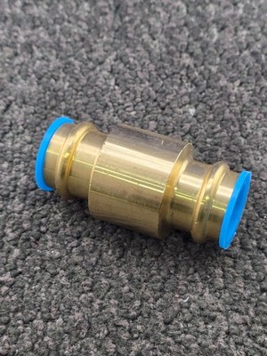 Legend 1-inch No-Lead Brass Press-to-Connect In-Line Spring Check Valve 200 CWP