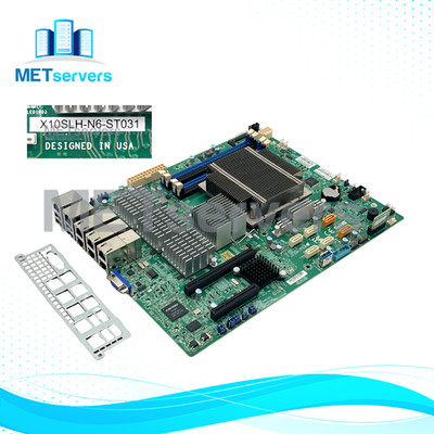 Supermicro Socket (H3) LGA1150 10GbE DDR3 (9.6''x12'') Motherboard X10SLH-N6-ST031