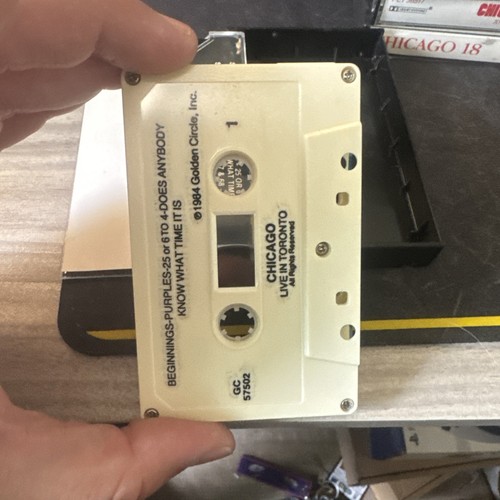 CHICAGO OMEGA LOT: 10 TAPES, 4 UNPLAYED, 6 TESTED AND WORKING SEE DESCRIP LIST. - Picture 9 of 19
