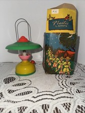 Vintage Plastic Battery Operated Toy Lamp w/ ...