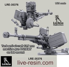 Live Resin 1/35 Tank Anti-Aircraft 12.7mm Mac...