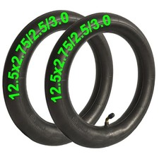 2-Pack 12.5x2.75 Inner Tube 12.5x2.5 12.5x3.0 Inner Tube Bent Valve 12.5 x