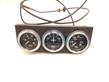 Vintage 1960s 1970s Sun Tri-gauges Oil Pressure Amps Water Temp Gm Ford Mopar