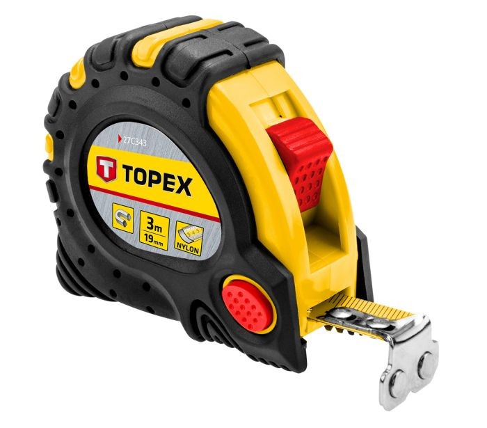 Topex Stahlmaßband 3 M X 19 Mm, Magnet - Bild 4