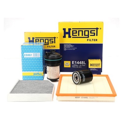 HENGST Filterset 4-tlg für FORD TOURNEO CUSTOM / TRANSIT V362 V363 2.0 EcoBlue