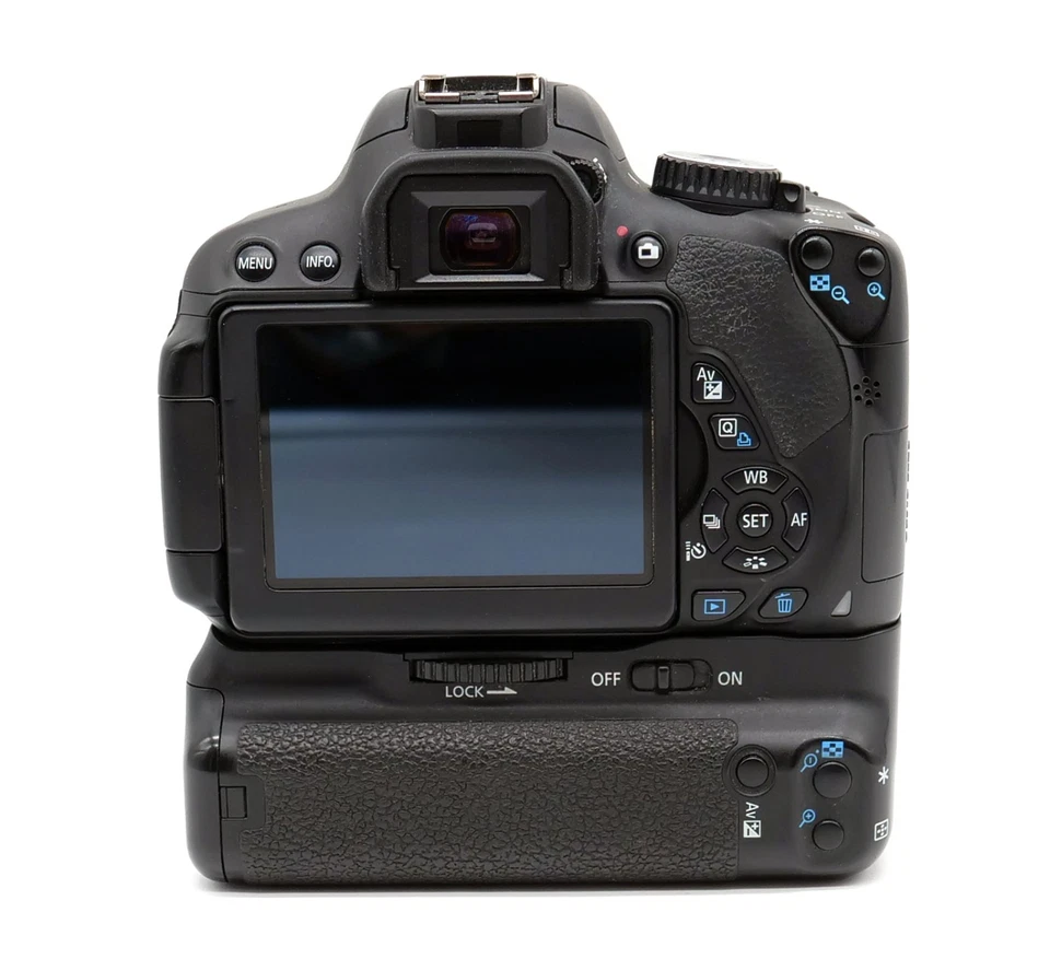 Canon EOS 650D 18MP DSLR-Kamera, FULL HD Video, Batteriegriff, CMOS - Bild 3 von 4