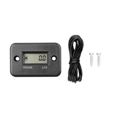 Waterproof Hour Meter For Motorcycle Atv Snowmobile Marine Boat Dirt Quad Bike