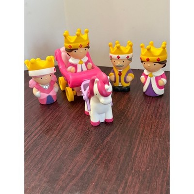 Chad Valley Tots Princess Castle Replacement Figures Horse Carriage Lot of 6
