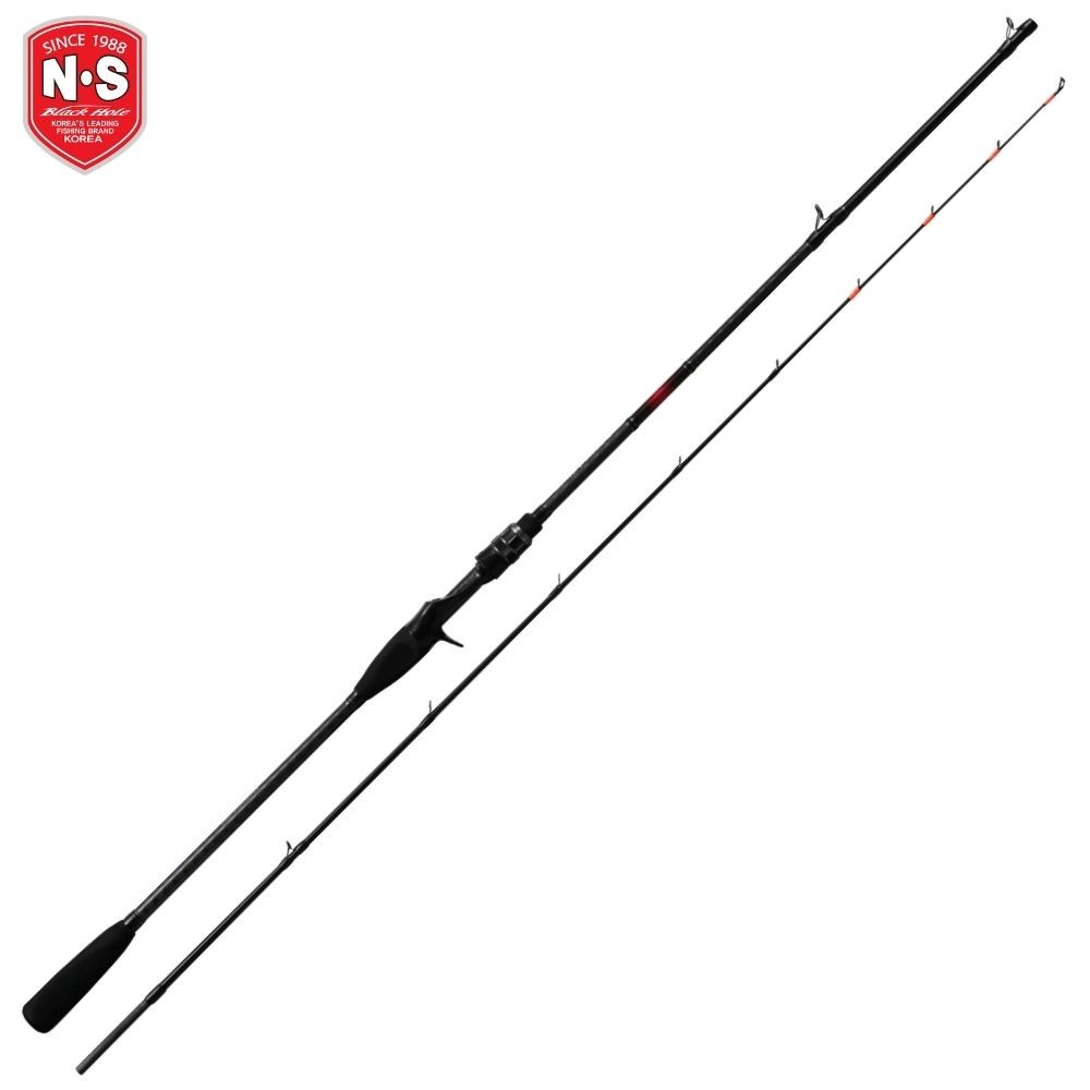 NS BLACK HOLE Универсальное лодочное удилище DARK HORSE II B-672H2MF