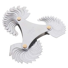 51Pcs Thread Pitch Gauge SAE Stainless Steel 60 Degree Measuring Tool Set