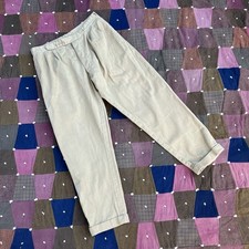 Vintage Handmade Pants Cotton As-Is Size M High Waisted