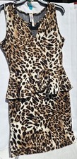 Andrea Missy Safari Dress Sz L Perfect For Any Occasion See Description 