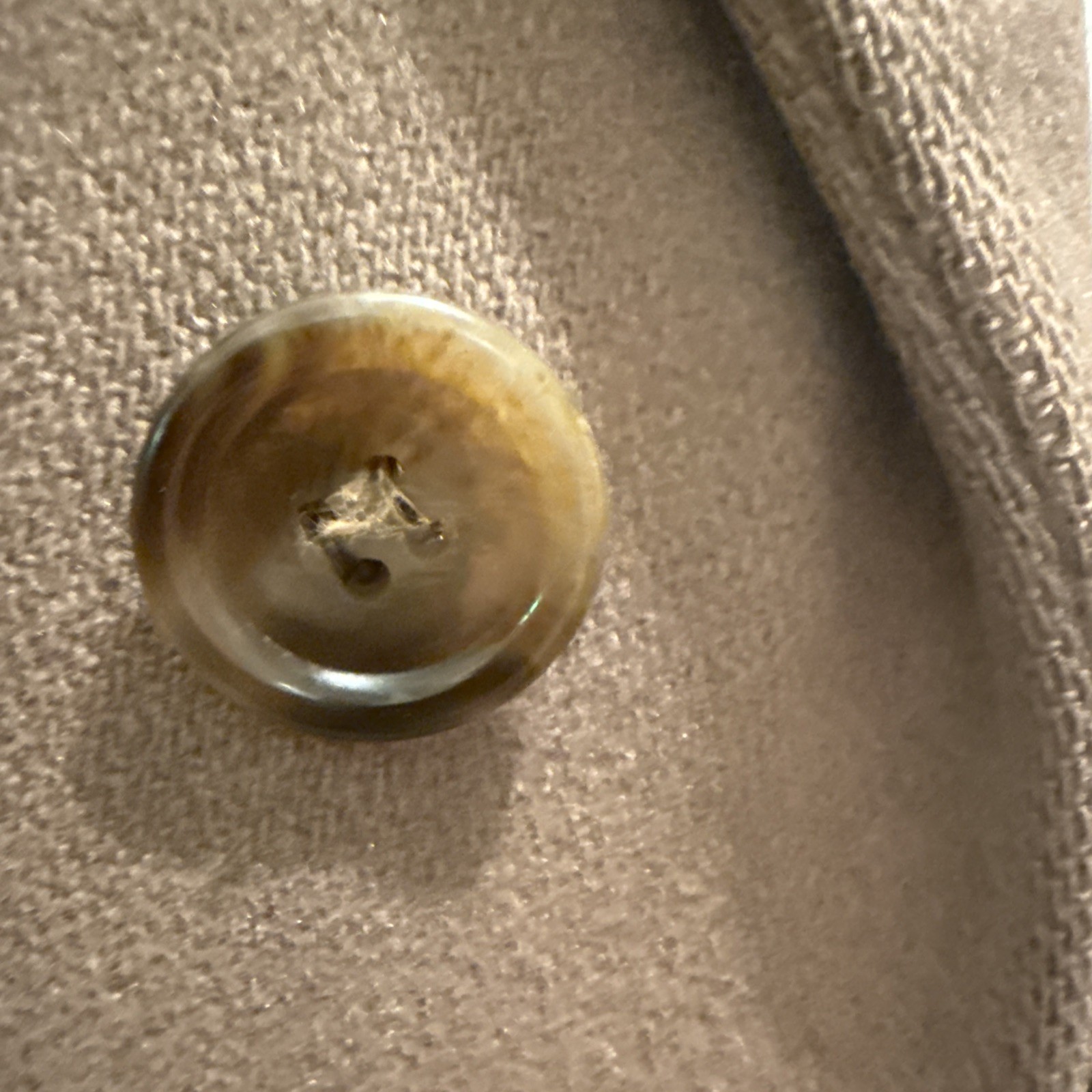 Cappotto giacca scialle lana lungo beige Saint Laurent M vintage