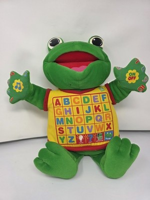RARE 2001-03 READ & SING LITTLE LEAP INTERACTIVE PLUSH ABC LEARNING TOY 18'' TALL