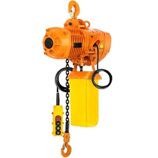 Uimoso 1 T/2200 LBS Electric Chain Hoist Double Chain G80 w/ 10FT Lifting 110V