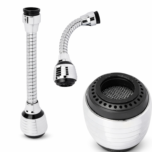 Wasserhahn Aufsatz 360° Flexibel VerläNgerung Wassersparer Schwenkbar KüChe-image