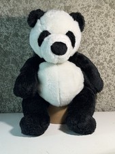 Large Plush Panda Bear Stuffed Animal Soft Black White Teddy 13  