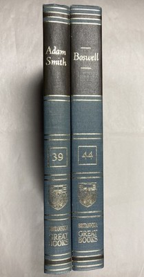 2 BRITANNICA GREAT BOOKS. Wealth of Nations and Life of Samuel Johnson. 1952.