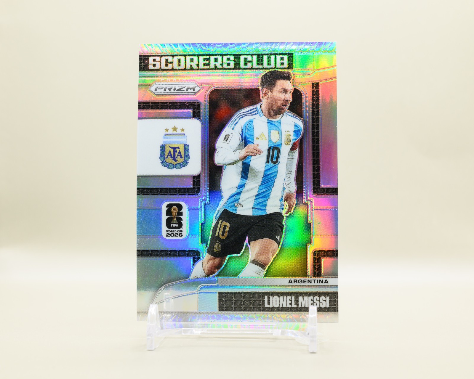 2026 Panini Prizm FIFA Lionel Messi Scorers Club Silver #15 Argentina