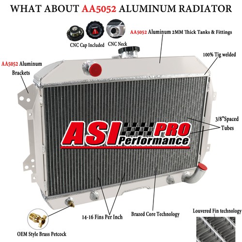 3 Rows Aluminum Radiator FIT 1970-1975 72 Nissan Datsun 240Z/260Z ...