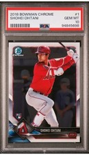 2018 BOWMAN CHROME #1 SHOHEI OHTANI ROOKIE RC PSA 10