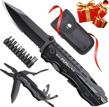 Geschenk für Papa Vatertag Männer, Multitool Werkzeug mit Taschenmesser, O