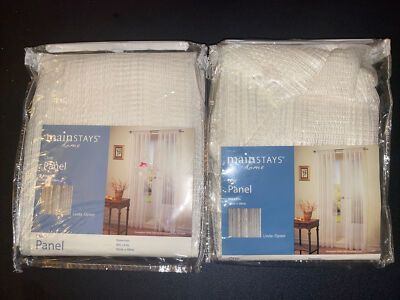 Mainstays Home  Panel Ivory (2Panels) 40inc .x 81 inc. each