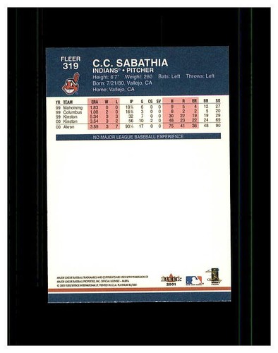 C.C. SABATHIA YOU PICK SEE SCANS OF EVERY CARD - Picture 97 of 155