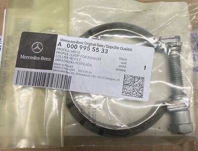 メル92055 New Genuine Mercedes GLC300 Profile Clamp F Exhaust