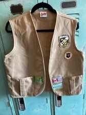 DayStar Royal Ambassadors Tan Size Small Vest Uniform Youth Boy's