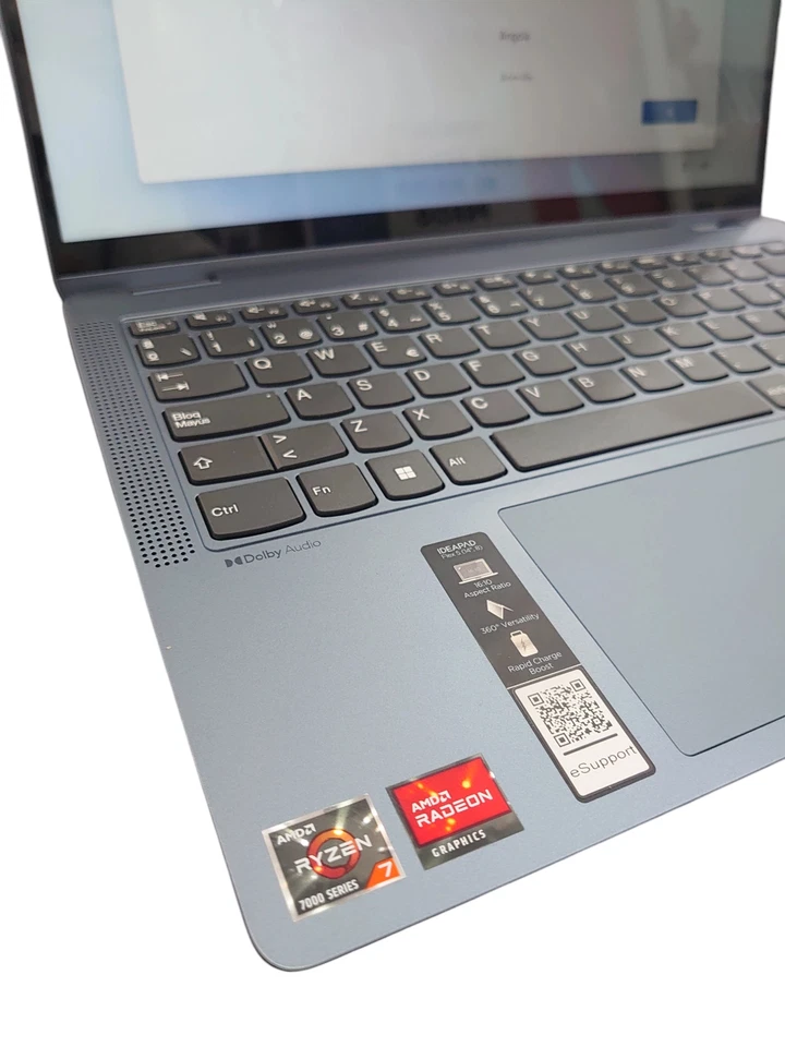 Lenovo Ideapad Flex 514ABR8 Rayzen 7000 16 GB 500 GB computer portatile blu è... - Immagine 4 di 4