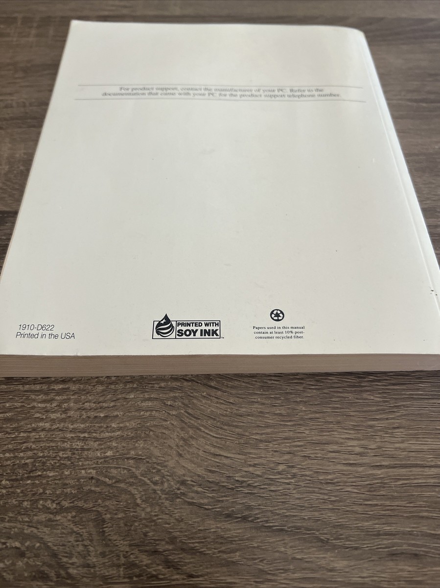 Vintage Authentic Microsoft MS DOS User's Guide Manual | eBay