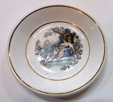 Ceramic Industries Kenya East Africa Victorian Courting Couple Small 4" Dish