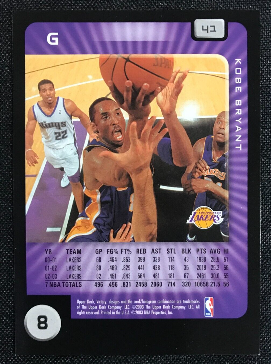 2003-04 Upper Deck Victory Basketball Card Kobe Bryant # 42
