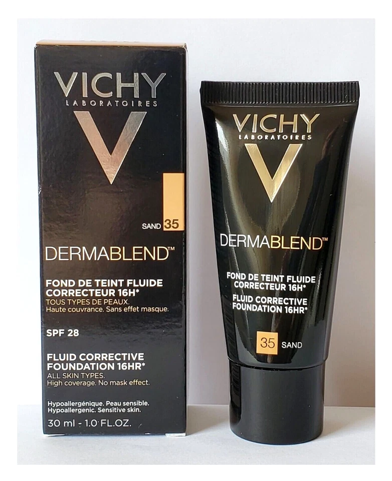 Base correctiva fluida Vichy Dermablend 16HR 30 ml - sombra 15 a 45 Foto 4 de 4