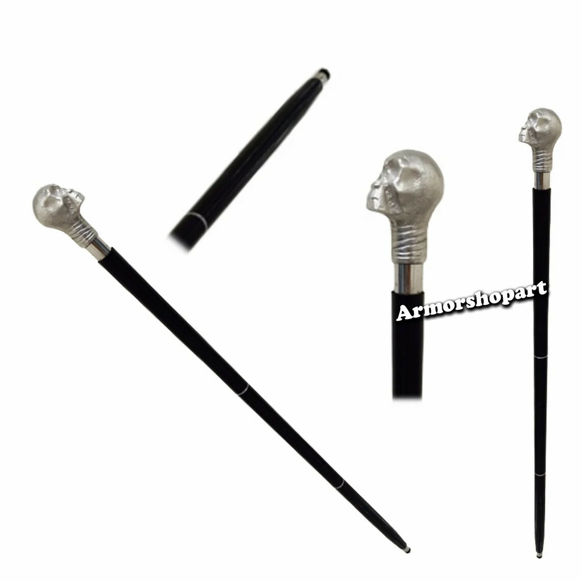 Vintage Designer Brass Solid Handle Victorian Han… - image 1