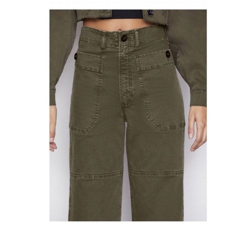 FRAME Oversized Pocket Pants in Washed Navy. NWT. Size 26. Retail- $288 - Picture 5 of 11