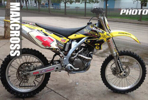 KIT GRÁFICO MAXCROSS SUZUKI RMZ 250 2004-2006 CALCOMANÍAS PEGATINAS KIT COMPLETO STD4 - Imagen 5 de 6