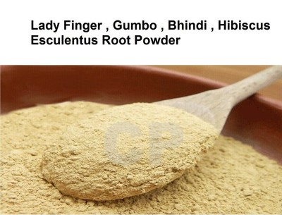 Lady Finger / gumbo / Bhindi / hibiscus esculentus root POWDER FREE SHIPPING