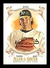 2021 Topps Allen & Ginter Barry Zito #342 Oakland Athletics