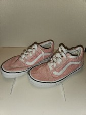 New Vans Off The Wall US Kids Size 3 Pink And White