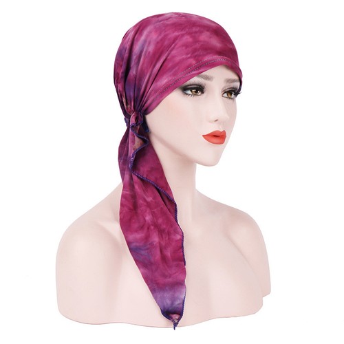 Damen Muslim Hijab Krebs Chemo Mütze Turban Kappe Abdeckung Haarausfall Kopftuch Halstuch - Bild 3 von 36