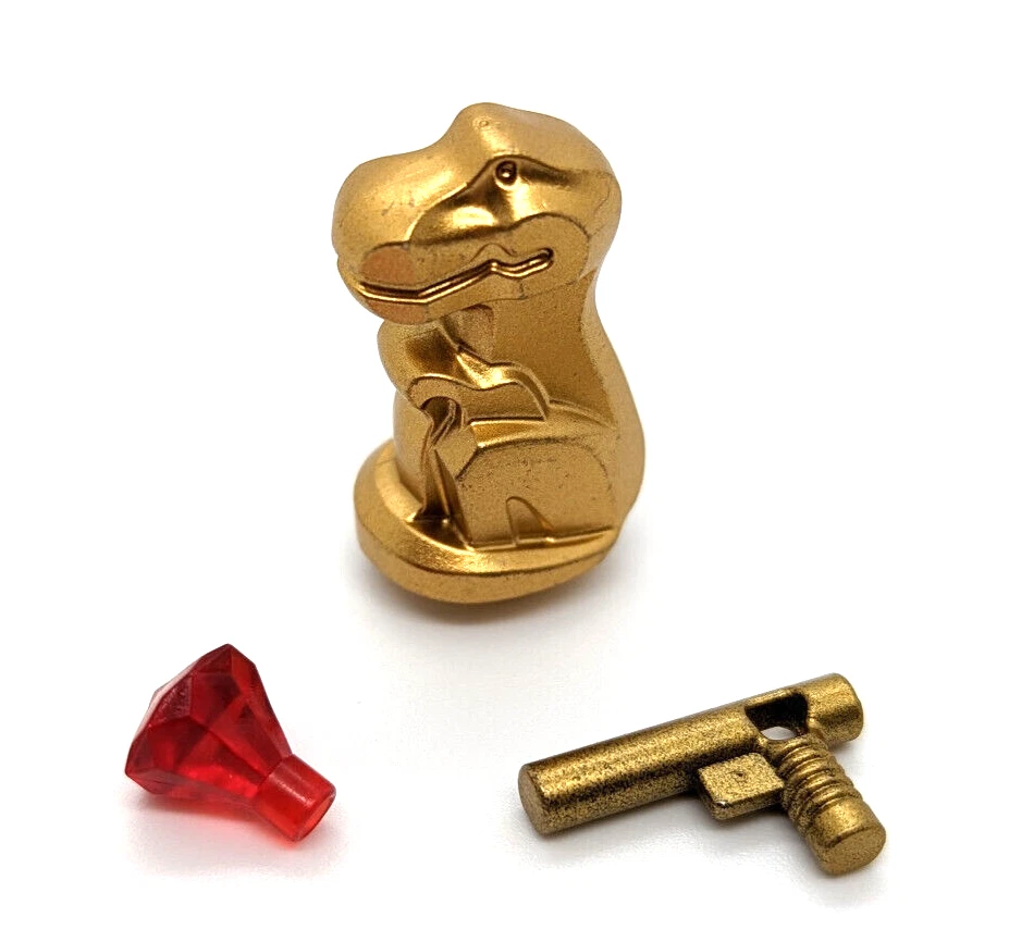 Lego Agents 8630 Lot:  Gold Tooth, Saw Fist & Gold Dinosaur (agt007 agt005 - Image 2 of 4