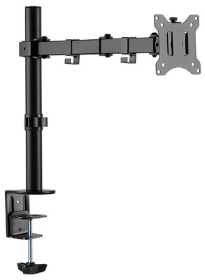 LogiLink TFT-/LCD-Monitorarm Armlänge: 390 mm schwarz mit Tischklemme