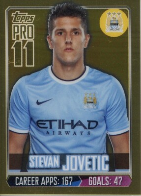 2013-14 Topps Premier Gold Pro11 Reward Stevan Jovetic Man City Card Nr MINT