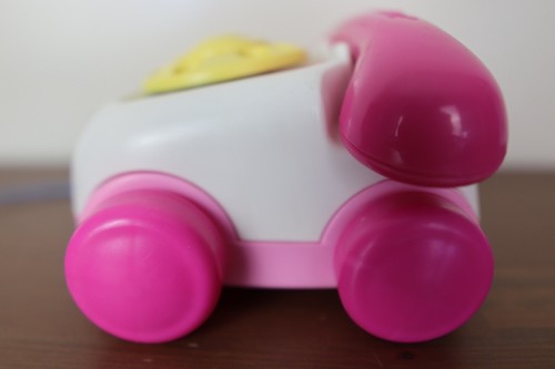 Lot of 3 Vintage 2000 Fisher Price "Chatter" Toy Telephones on Wheels - Picture 13 of 16