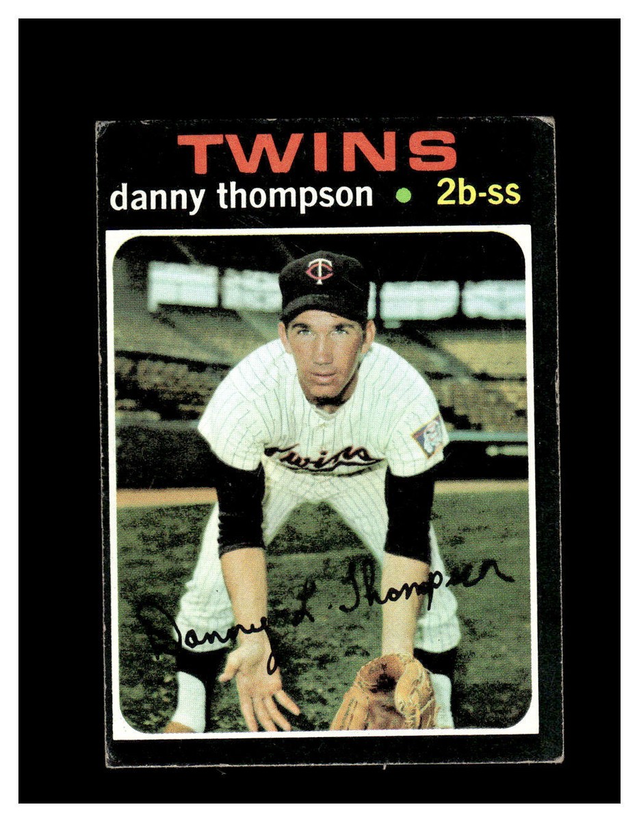 Minnesota Twins Danny Thompson Topps Baseball Near Mint or Better