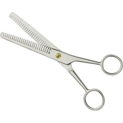 Ciseaux à Effiler Coiffeur 150mm - Acier Inoxydable, Repose-doigt - Neuf !