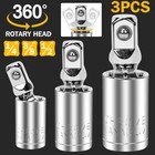 Impact Universal Joint Socket Swivel Set 1/2" 3/8" 1/4"Drive Joint Adapter Set